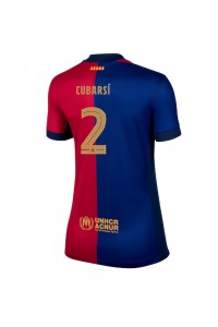 Barcelona Pau Cubarsi #2 Voetbaltruitje Thuis tenue Dames 2024-25 Korte Mouw